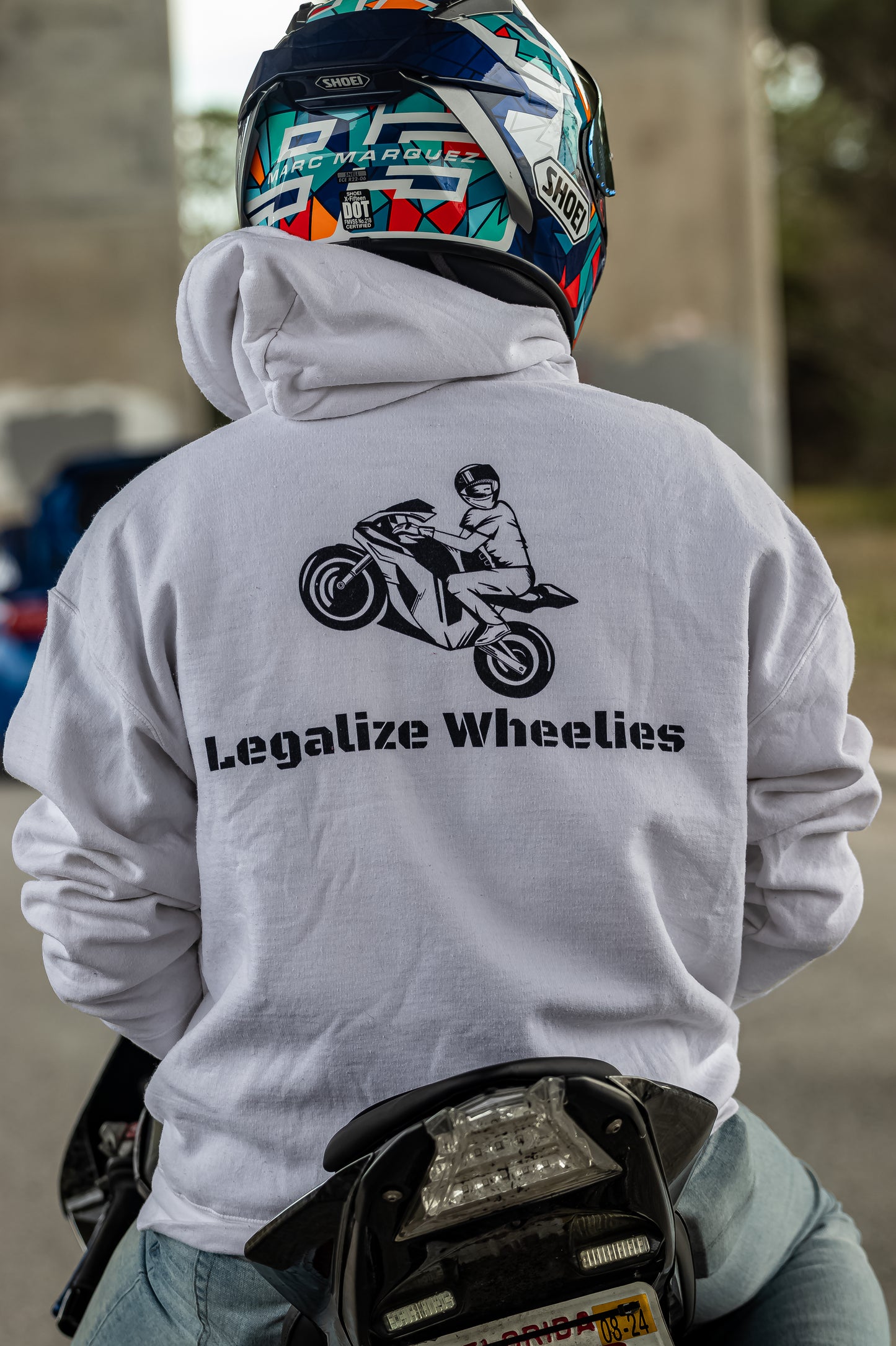 Hoodie - LEGALIZE WHEELIES (MENACE SOCIETY)